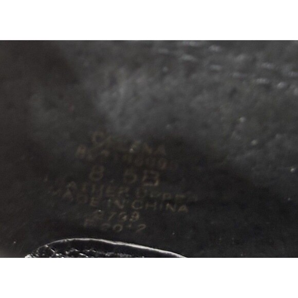 Womens LAUREN Ralph Lauren Wynnie Burnished Leather Penny Loafer Black Size 8.5B - Picture 6 of 6